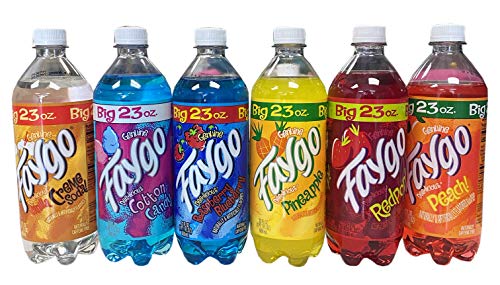 faygo cotton candy soda, 24 oz (24 bottles) 