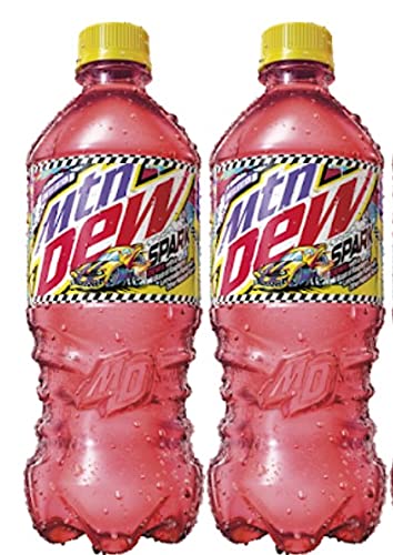 Mountain Dew MTN DEW Spark It Up! Limited Edition Raspberry Lemonade Flavor Soda Pop 20 FL Oz (2 Count)