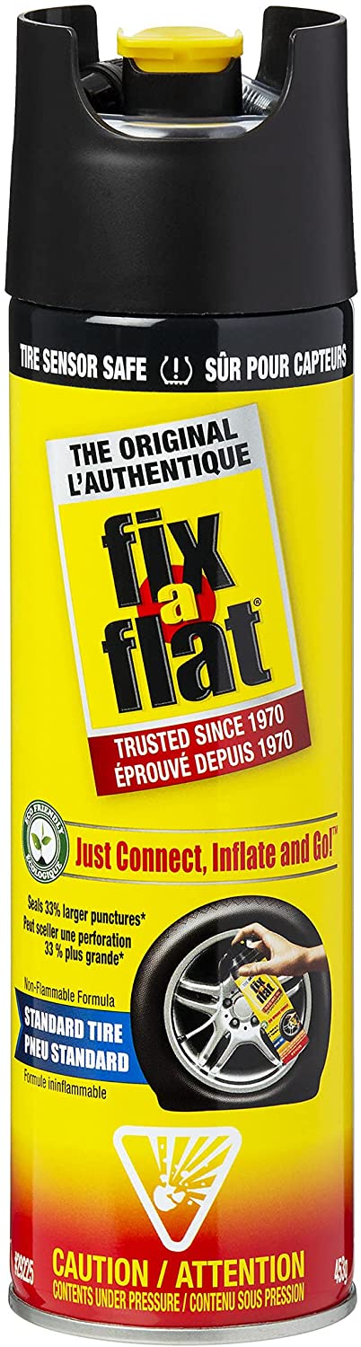 Fix-A-Flat 29225 Standard Aerosol Tire Inflator, 453g, 1
