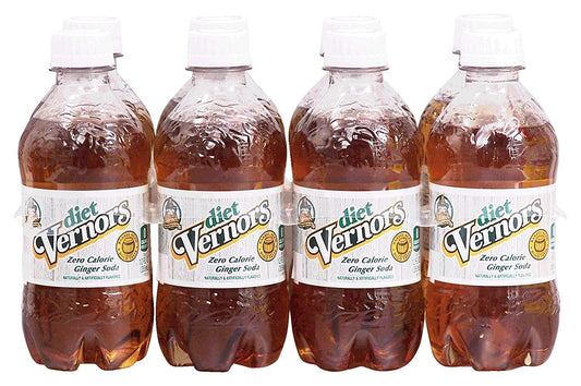 Diet Vernors Ginger Soda, 8-pack, 12-fl. oz., plastic bottles