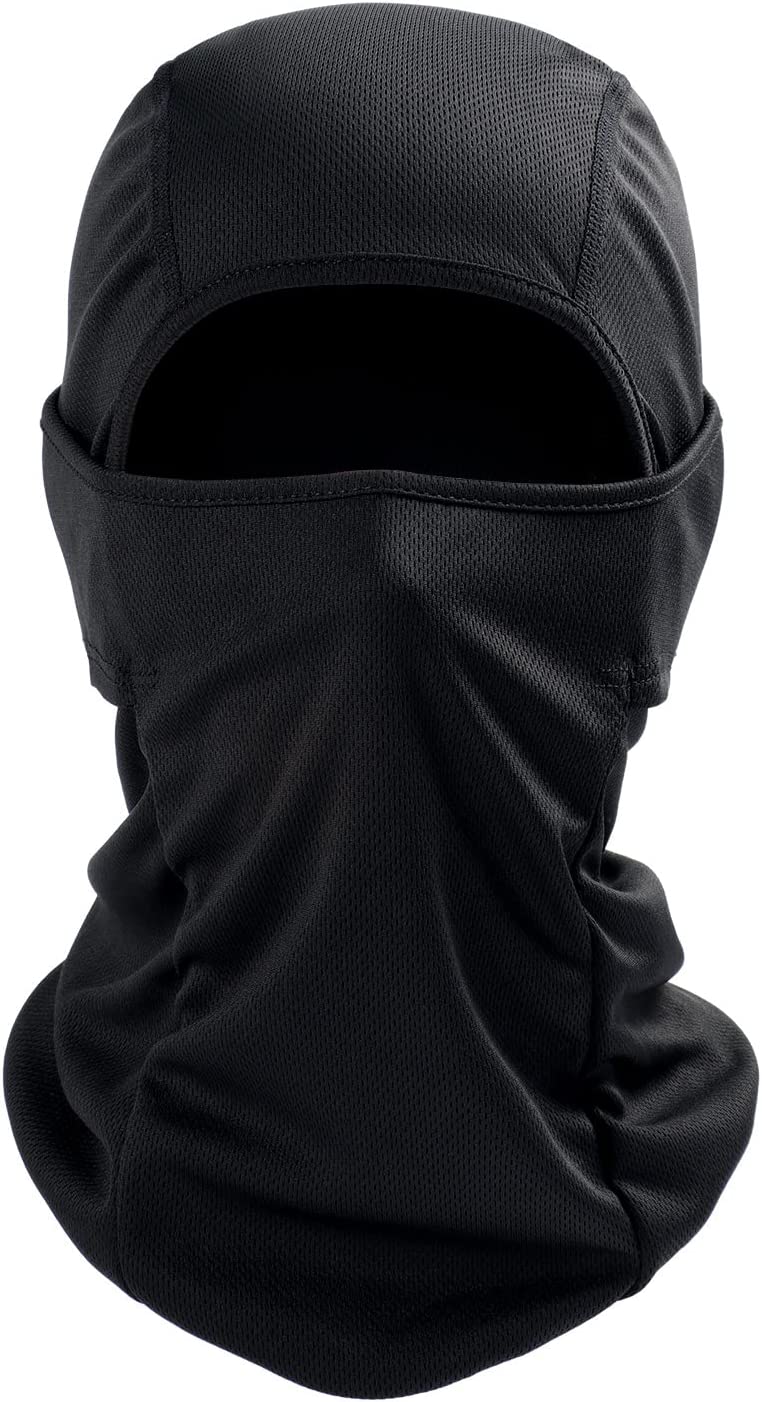 Ski Mask Balaclava Face Mask-UV Protection Dustproof Windproof Face Cover for Men Women Skiing, Snowboarding, Cycling Hiking Black