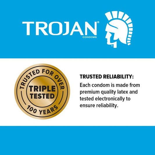 Trojan ENZ Non-Lubricated Condoms, 3ct