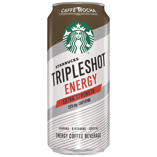 Starbucks Tripleshot Energy Espresso Coffee Beverage, Mocha, 15 oz Can