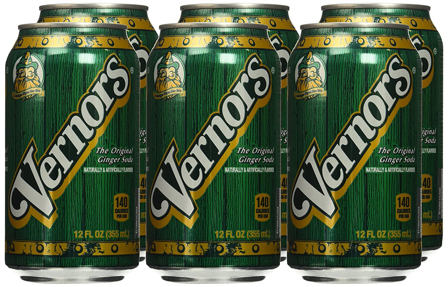 Vernors Gingerale, 12 Fl Oz (pack of 6)